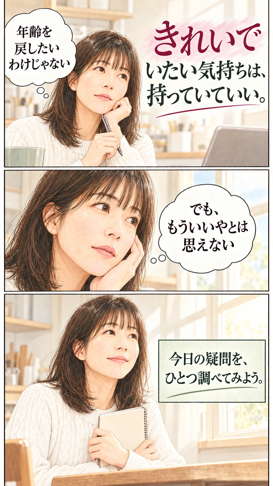 年齢を戻したいわけじゃない。でも、もういいやとは思えない。今日の疑問をひとつ調べてみる。